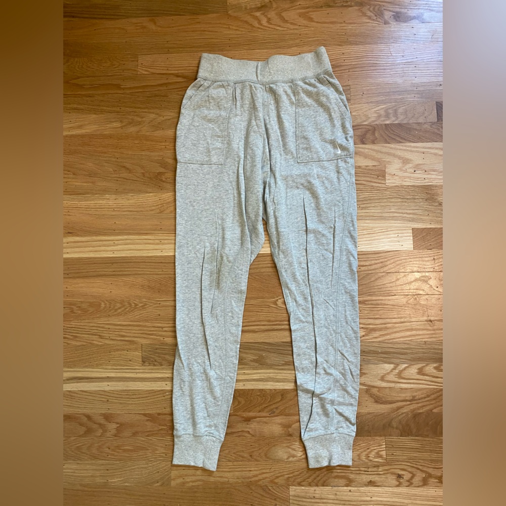 Nike 100% Cotton Gray Jogger Pants